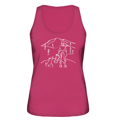 Aussicht mit meinem Hund und Pferd - Ladies Organic Tank Top