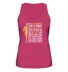 Yes,  42,2km - on my own two feet - Ladies Organic Tank Top