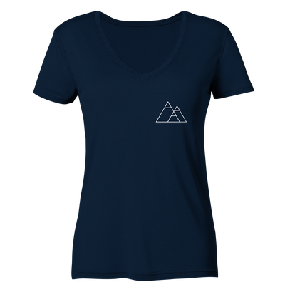 Berge - Ladies Organic V-Neck Shirt