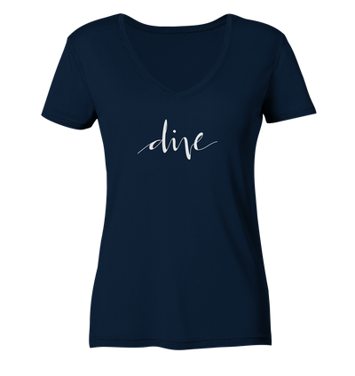 Dive - Ladies Organic V-Neck Shirt