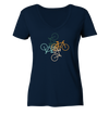 Mountainbikes - Ladies Organic V-Neck Shirt