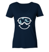 Just Smile - Ladies Organic V-Neck Shirt