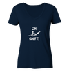 Oh Shift! - Ladies Organic V-Neck Shirt