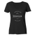 Leidenschaftlicher Kraxler - Ladies Organic V-Neck Shirt - Wunschtext