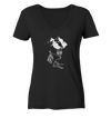 Skifahren - Ladies Organic V-Neck Shirt