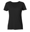 Aussicht mit meinem Hund - Ladies Organic V-Neck Shirt