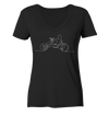 Handbike - Ladies Organic V-Neck Shirt