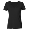 Focus On The Good Things In Life - Ladies Organic V-Neck Shirt