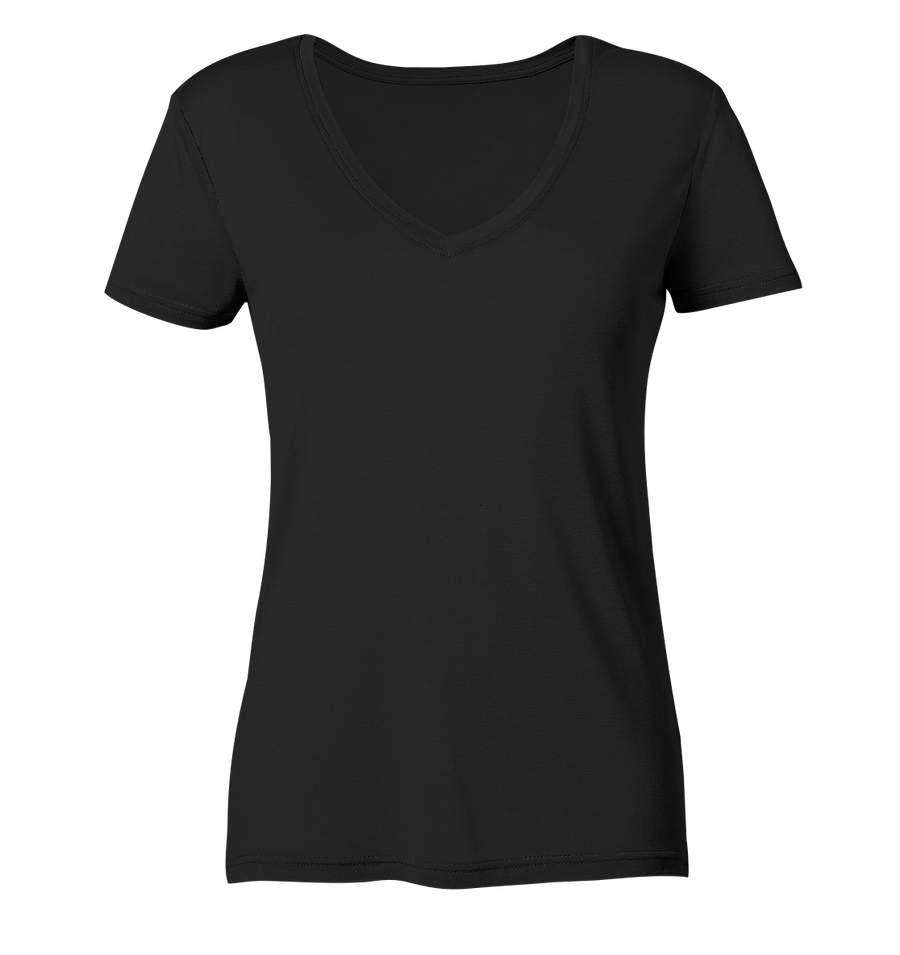 Yoga Aussicht - Ladies Organic V-Neck Shirt