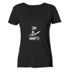 Oh Shift! - Ladies Organic V-Neck Shirt