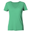 Ich bin dann mal in den Bergen - Ladies Organic V-Neck Shirt