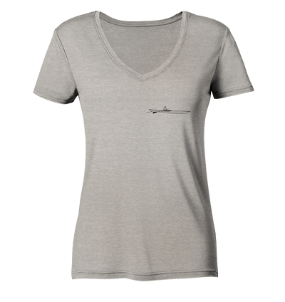 Rudern - Ladies Organic V-Neck Shirt