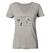 Discgolf - Ladies Organic V-Neck Shirt