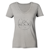 Circle Of Freedom - Ladies Organic V-Neck Shirt