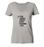 The Mobile Device That Charges You - Ladies Organic V-Neck Shirt