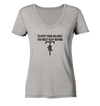 You Must Keep Moving - Ladies Organic V-Neck Shirt