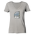 Zelt Aussicht - Winter - Ladies Organic V-Neck Shirt
