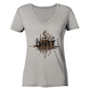 A Little Dirt Never Hurt - Ladies Organic V-Neck Shirt