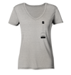 Ingredients for a Happy Life - Ladies Organic V-Neck Shirt