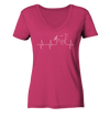 Herzschlag Pferd - Ladies Organic V-Neck Shirt