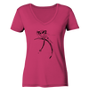 Cyclomaniac - Ladies Organic V-Neck Shirt