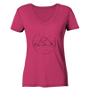 Circle Of Freedom - Ladies Organic V-Neck Shirt