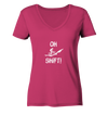 Oh Shift! - Ladies Organic V-Neck Shirt