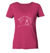 Aussicht genießen - Ladies Organic V-Neck Shirt