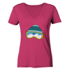 Snowboard - Ladies Organic V-Neck Shirt