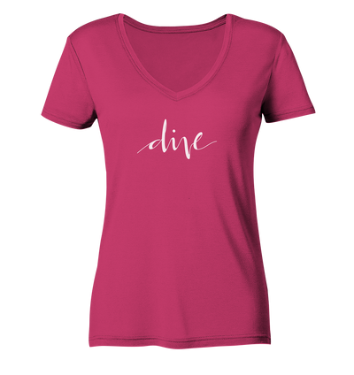 Dive - Ladies Organic V-Neck Shirt