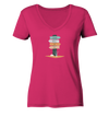 Adventure, Happiness, Love , Peace - Ladies Organic V-Neck Shirt