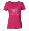 What I Save Up For - Ladies Organic V-Neck Shirt