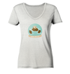Serial Chiller - Ladies Organic V-Neck Shirt