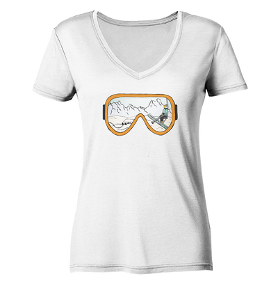 Skibrille - Ladies Organic V-Neck Shirt