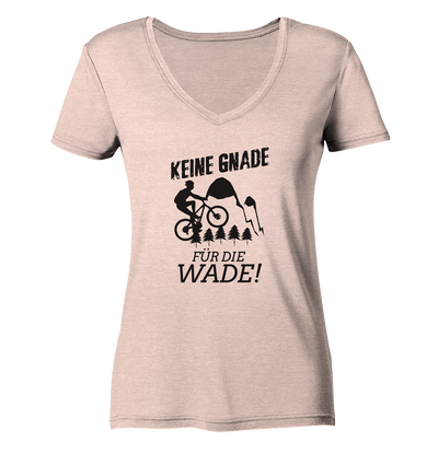 Keine Gnade für die Wade - Ladies Organic V-Neck Shirt