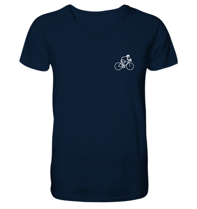 Mountainbike - Mens Organic V-Neck Shirt