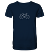 Trekking Bike - Mens Organic V-Neck Shirt
