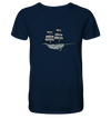 Sailing Whale - Mens Organic V-Neck Shirt
