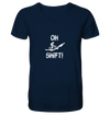 Oh Shift! - Mens Organic V-Neck Shirt