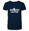 Ski you later - Mens Organic V-Neck Shirt