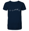 Herzschlag Downhill - Mens Organic V-Neck Shirt