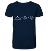 Just Smile - Mens Organic V-Neck Shirt