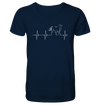 Herzschlag Pferd - Mens Organic V-Neck Shirt