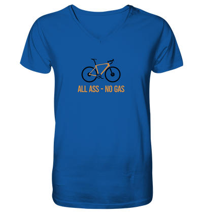 All Ass No Gas - Mens Organic V-Neck Shirt