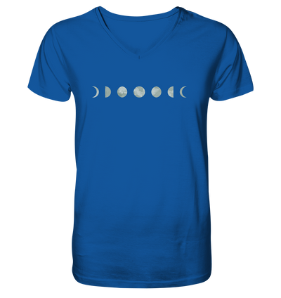 Mondphasen - Mens Organic V-Neck Shirt