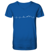 Herzschlag Berge Vanlife - Mens Organic V-Neck Shirt
