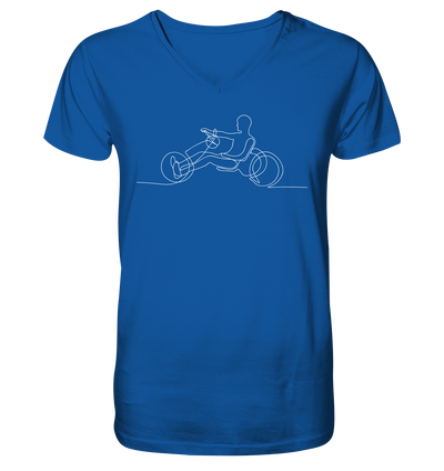 Handbike - Mens Organic V-Neck Shirt