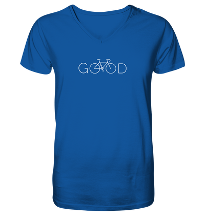 Good Bicycle - Mens Organic V-Neck Shirt