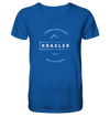 Leidenschaftlicher Kraxler - Mens Organic V-Neck Shirt - Wunschtext