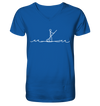 Stand Up Paddle - Mens Organic V-Neck Shirt